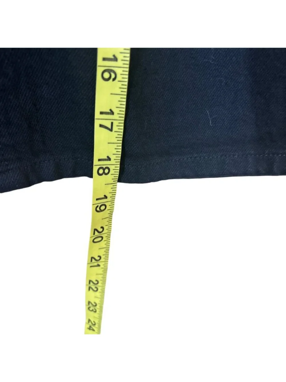 Vintage 90s BONGO Black Denim Mini Skirt 7